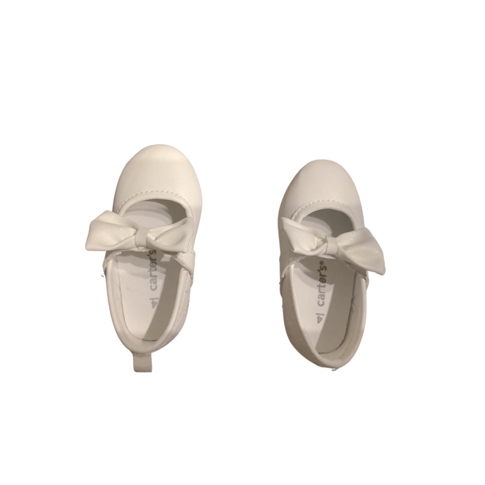 Special Occasion Dress up white Infant Carters Size 4 shoes